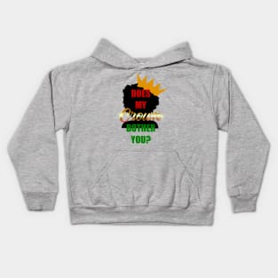 Does My 👑 Offend You? Kids Hoodie